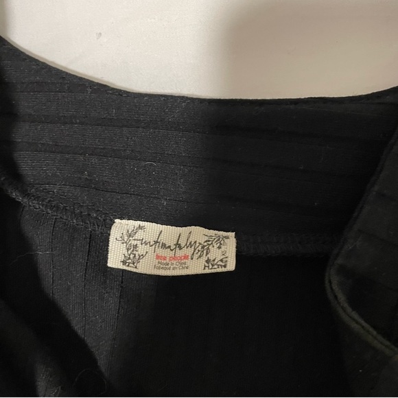 Free people black serenity corset cami top xs - Picture 3 of 4